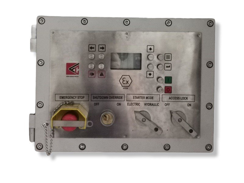 Ex d generator control panel — flameproof enclosure with genset controller