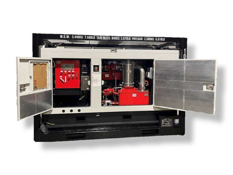 45 kVA Zone 2 diesel generator — ATEX Zone 2 certified skid unit